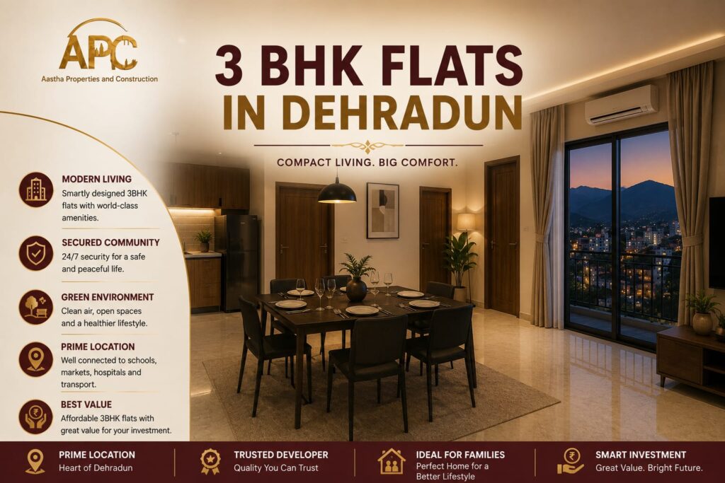 3 bhk flats in dehradun