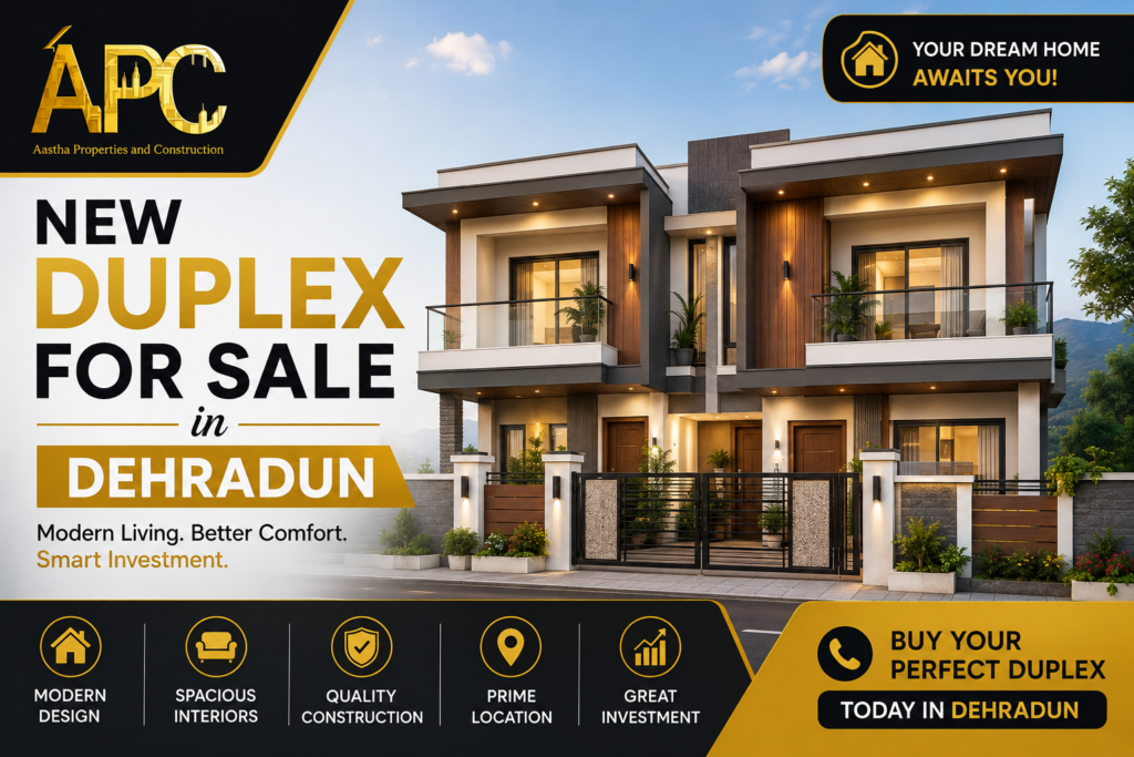 New Duplex for Sale in Dehradun