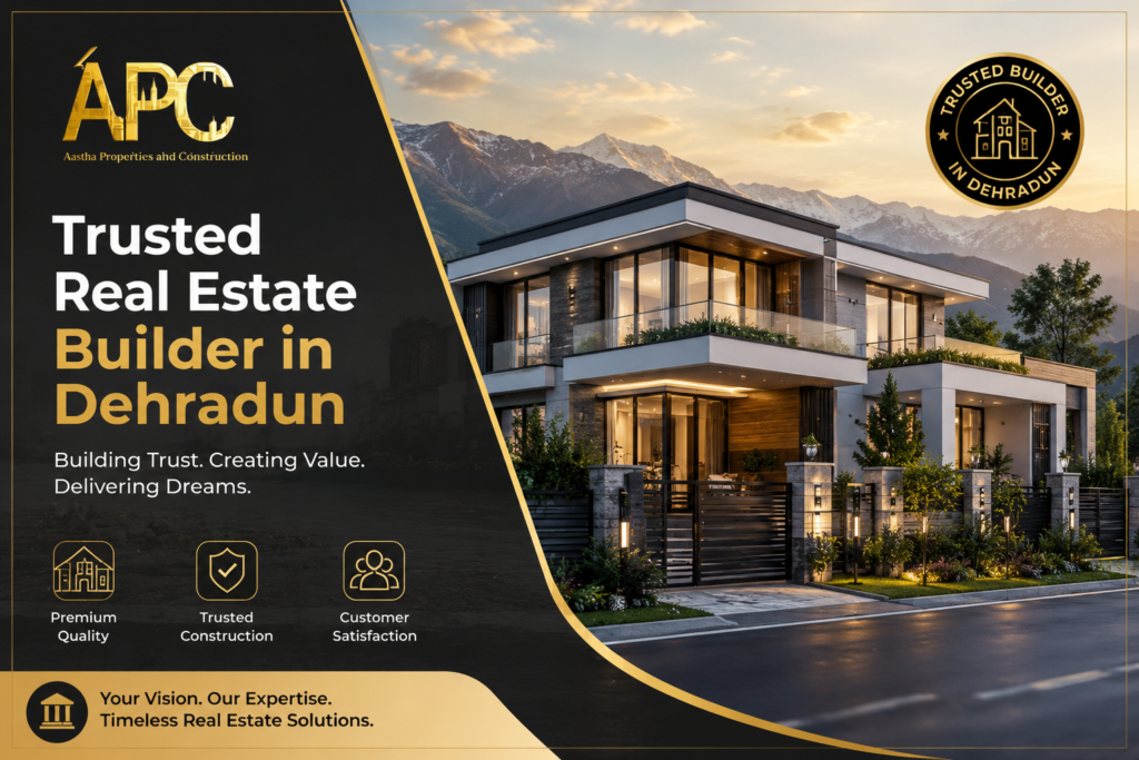 Trusted Real Estate Builder in Dehradun